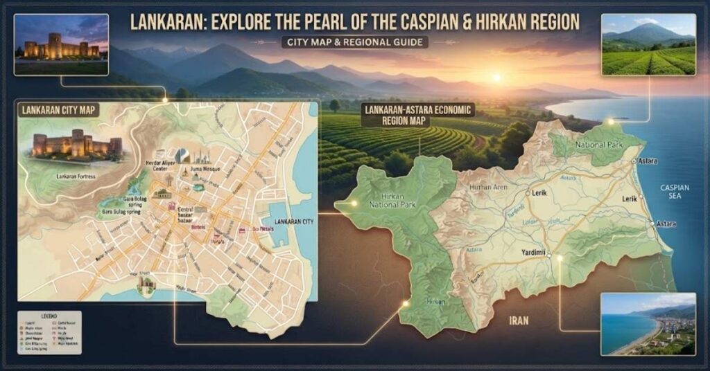 Lankaran City Map & Lankaran-Astara Regional Map